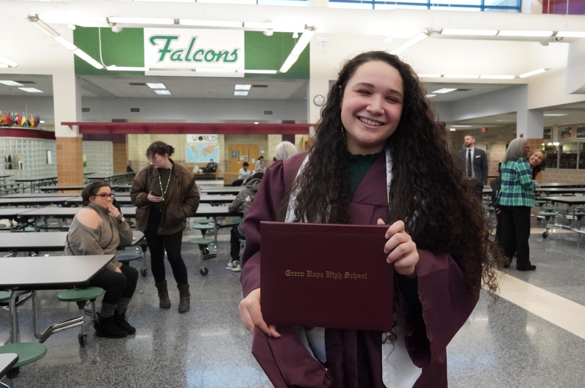 Isabelle Franklin was one of the mid-year graduates. Congratulations!